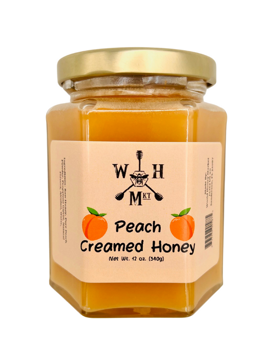 peach creamed honey